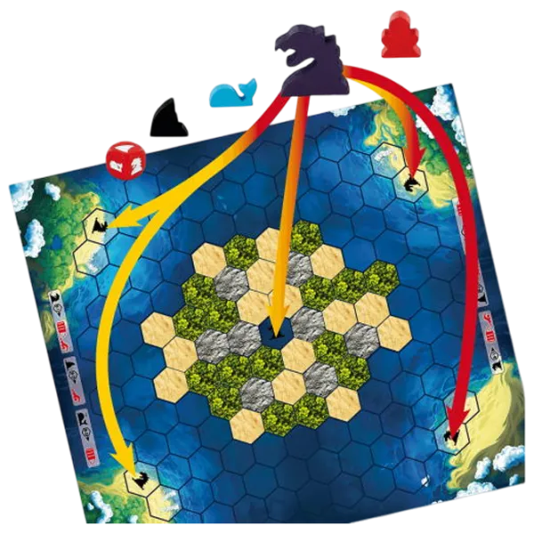 Joc de masă Lautapelit Survive: Escape from Atlantis! 8+/ Strategie photo 4