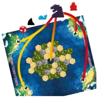 Joc de masă Lautapelit Survive: Escape from Atlantis! 8+/ Strategie photo 4
