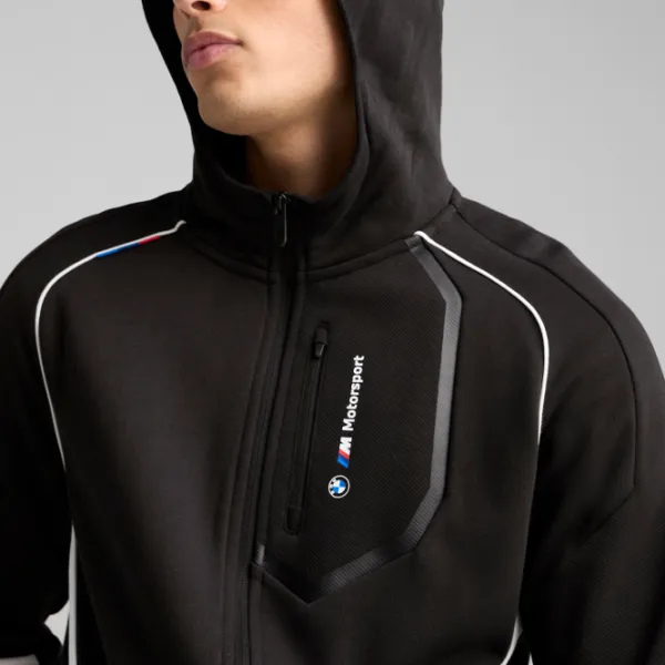 Hanorac pentru bărbați Puma BMW Motorsport  Drept / Black photo 7