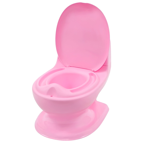 Горшок Nuby My Real Potty NV07007 Для детей / 1.5+ / Розовый photo 1