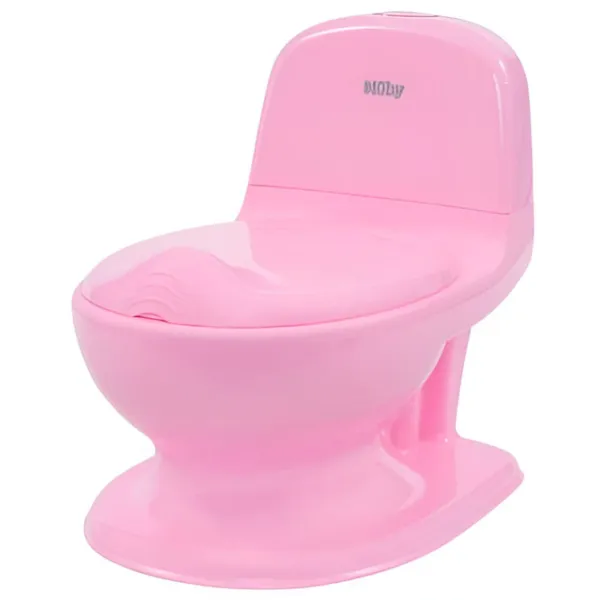 Горшок Nuby My Real Potty NV07007 Для детей / 1.5+ / Розовый photo 2