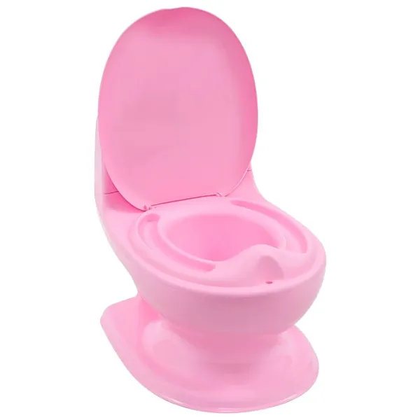 Горшок Nuby My Real Potty NV07007 Для детей / 1.5+ / Розовый photo 3