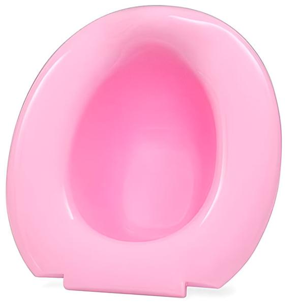 Горшок Nuby My Real Potty NV07007 Для детей / 1.5+ / Розовый photo 4