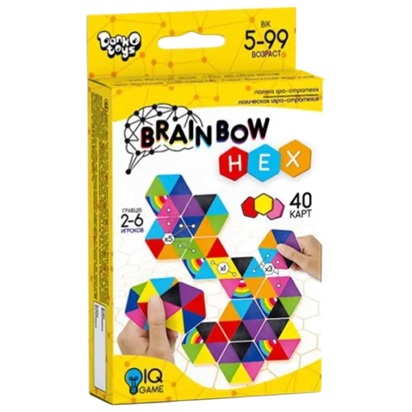 Настольная игра Danko Toys Brainbow HEX 5+/ Логическая игра photo 1
