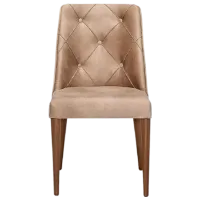 Scaun de bucătărie Moda Life Asur Stofă/ Beige Wood photo 2