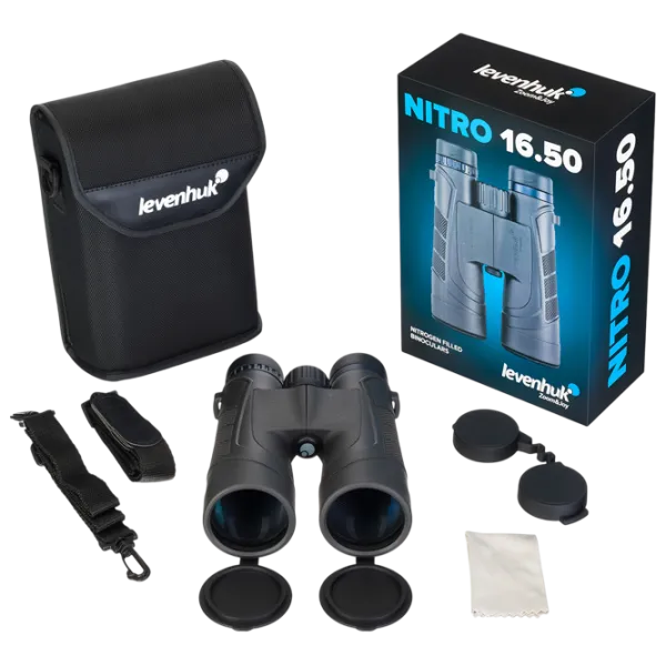 Бинокль Levenhuk Nitro 16x50 Черный photo 9