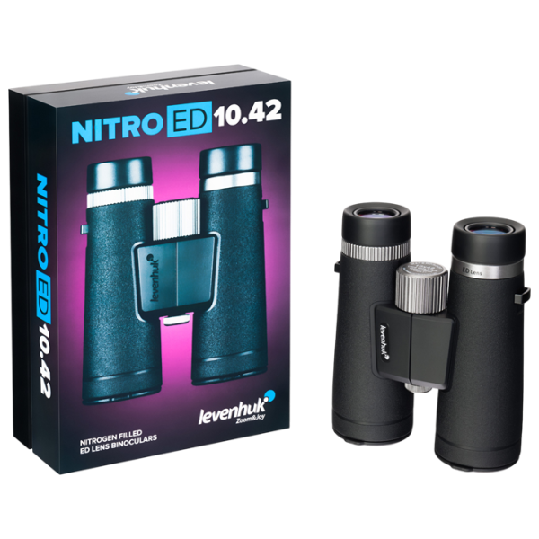 Бинокль Levenhuk Nitro ED 10x42 Черный photo 8 Бинокль Levenhuk Nitro ED 10x42 Черный photo 8