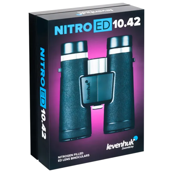 Бинокль Levenhuk Nitro ED 10x42 Черный photo 9 Бинокль Levenhuk Nitro ED 10x42 Черный photo 9