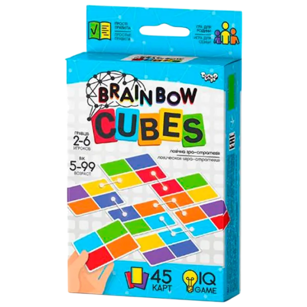 Joc de masă Danko Toys Brainbow Cubes 5+/ Joc de logică photo 1