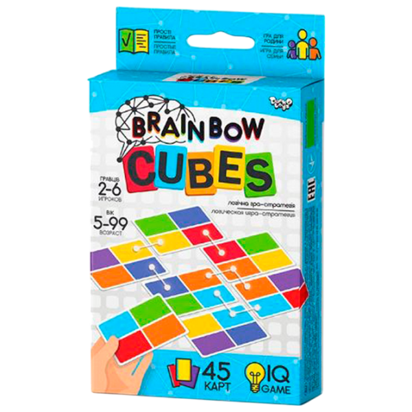 Joc de masă Danko Toys Brainbow Cubes 5+/ Joc de logică photo 1