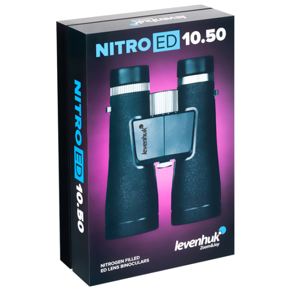Бинокль Levenhuk Nitro ED 10x50 Черный photo 7 Бинокль Levenhuk Nitro ED 10x50 Черный photo 7