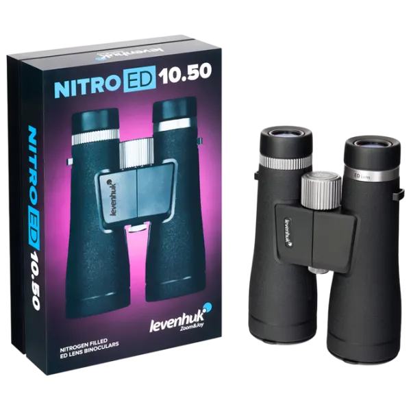 Бинокль Levenhuk Nitro ED 10x50 Черный photo 8 Бинокль Levenhuk Nitro ED 10x50 Черный photo 8