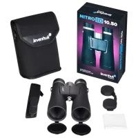 Binoclu Levenhuk Nitro ED 10x50 Black photo 9