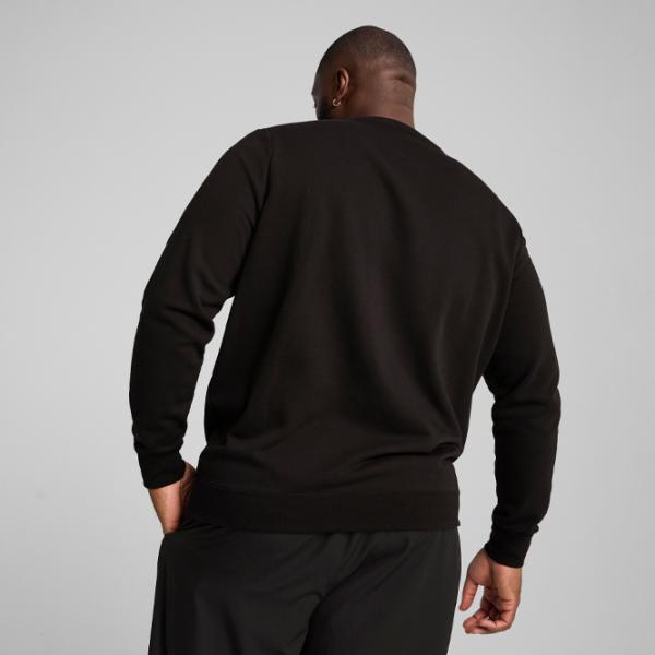 Hanorac pentru bărbați Puma Ess Small Logo Crew Terry  Drept / Black photo 4 Hanorac pentru bărbați Puma Ess Small Logo Crew Terry  Drept / Black photo 4