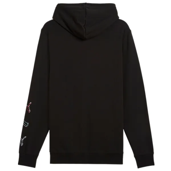 Hanorac pentru bărbați Puma Ess Logo Lab Execution  Drept / Black photo 2