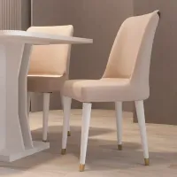 Scaun de bucătărie Modalife Gold bella Stofă/ Cream White photo 2