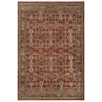 Covor Covoare Ungheni Antique Brown Red / Lână