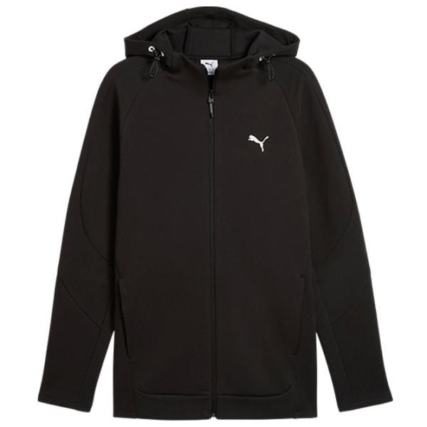 Hanorac pentru bărbați Puma Evostripe Full-Zip Hoodie Dk  Drept / Black photo 1