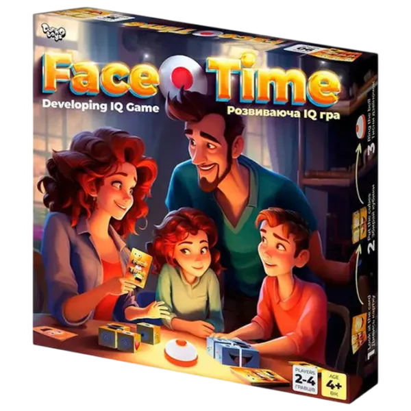 Настольная игра Danko Toys Face Time 4+/ Логическая игра photo 1