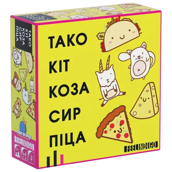 Настольная игра Feelindigo Taco Cat Goat Cheese Pizza 8+/ Игральные карты photo 1