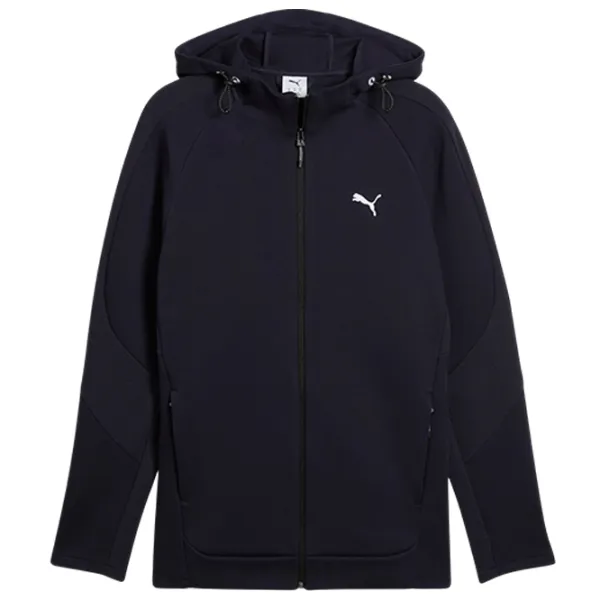 Hanorac pentru bărbați Puma Evostripe Full-Zip Hoodie Dk  Drept / Navy photo 1