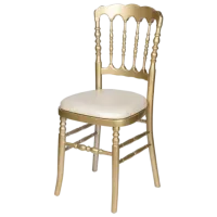 Кухонный стул Modalife Napolyon Ткань/ Золото White