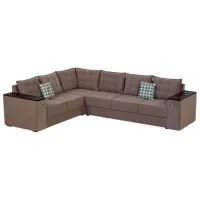 Canapea de colț Confort Irina (1224534) Stofă / Brown