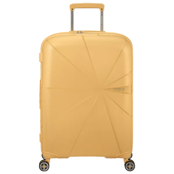 Чемодан American Tourister Starvibe Spinner Expandable 70л/ Metalic Желтый photo 1