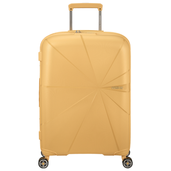 Чемодан American Tourister Starvibe Spinner Expandable 70л/ Metalic Желтый photo 1