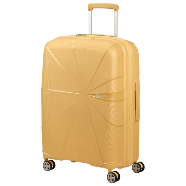 Чемодан American Tourister Starvibe Spinner Expandable 70л/ Metalic Желтый photo 2