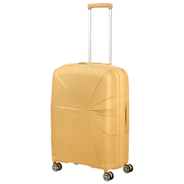 Чемодан American Tourister Starvibe Spinner Expandable 70л/ Metalic Желтый photo 3