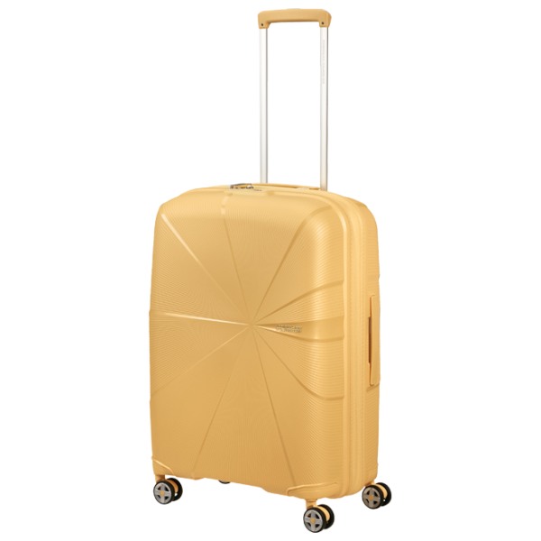 Чемодан American Tourister Starvibe Spinner Expandable 70л/ Metalic Желтый photo 3