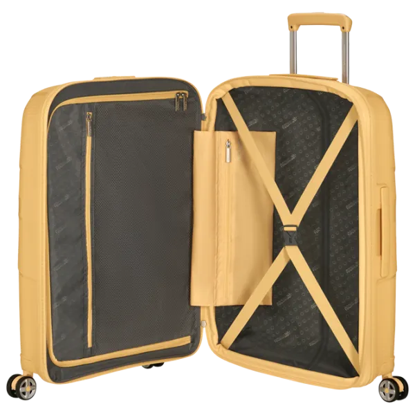 Чемодан American Tourister Starvibe Spinner Expandable 70л/ Metalic Желтый photo 5