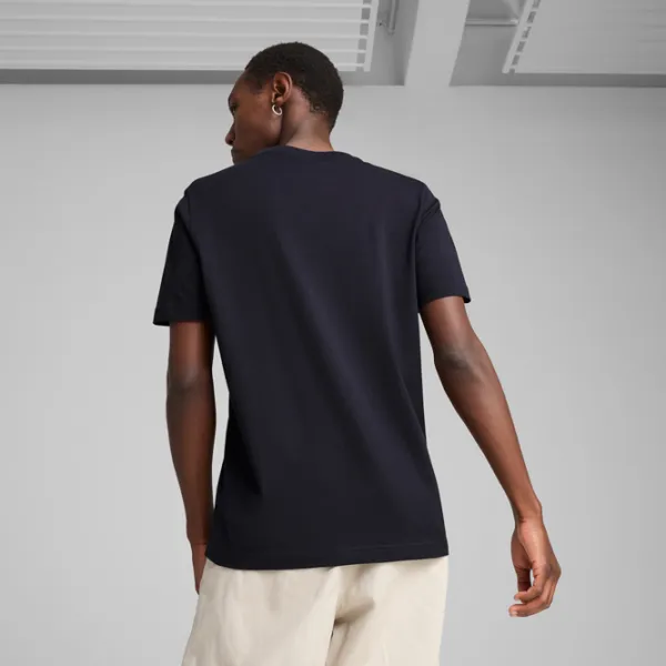 Футболка для мужчин Puma Graphics Mountain Tee 100% хлопок / Тёмно-синий photo 4