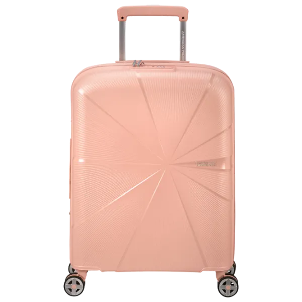 Valiză American Tourister Starvibe Spinner Expandable 37l/ Metalic Peach photo 1 Valiză American Tourister Starvibe Spinner Expandable 37l/ Metalic Peach photo 1