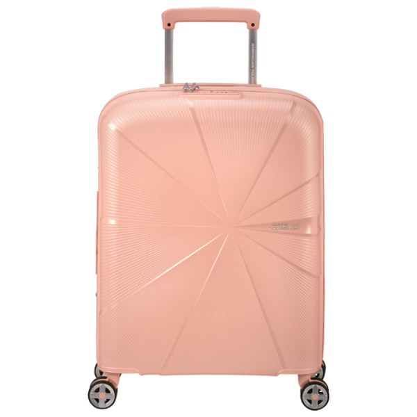 Valiză American Tourister Starvibe Spinner Expandable 37l/ Metalic Peach photo 1 Valiză American Tourister Starvibe Spinner Expandable 37l/ Metalic Peach photo 1