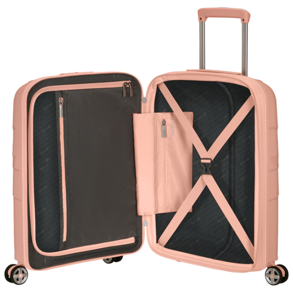 Valiză American Tourister Starvibe Spinner Expandable 37l/ Metalic Peach photo 5 Valiză American Tourister Starvibe Spinner Expandable 37l/ Metalic Peach photo 5
