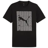 Футболка для мужчин Puma Graphics Wording Tee 100% хлопок / Черный