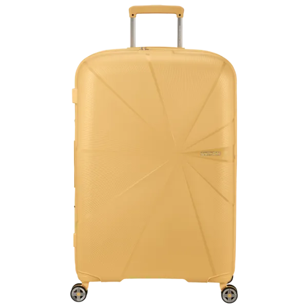 Чемодан American Tourister Starvibe Spinner Expandable 100л/ Metalic Желтый photo 1 Чемодан American Tourister Starvibe Spinner Expandable 100л/ Metalic Желтый photo 1