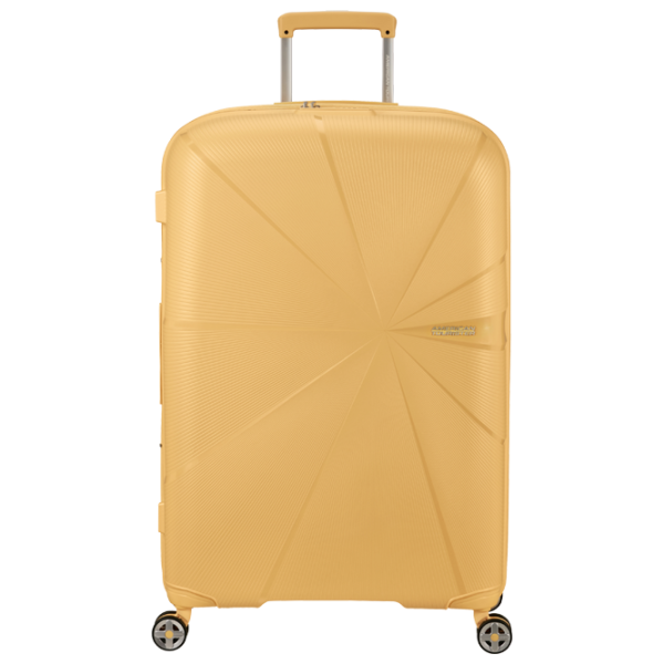 Чемодан American Tourister Starvibe Spinner Expandable 100л/ Metalic Желтый photo 1 Чемодан American Tourister Starvibe Spinner Expandable 100л/ Metalic Желтый photo 1