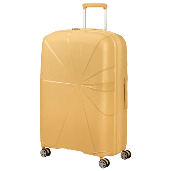 Чемодан American Tourister Starvibe Spinner Expandable 100л/ Metalic Желтый photo 2 Чемодан American Tourister Starvibe Spinner Expandable 100л/ Metalic Желтый photo 2