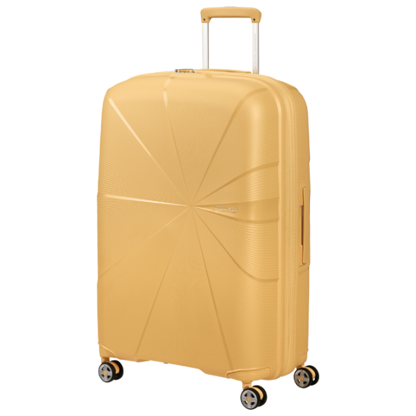 Чемодан American Tourister Starvibe Spinner Expandable 100л/ Metalic Желтый photo 2 Чемодан American Tourister Starvibe Spinner Expandable 100л/ Metalic Желтый photo 2