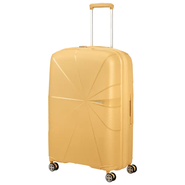 Чемодан American Tourister Starvibe Spinner Expandable 100л/ Metalic Желтый photo 3 Чемодан American Tourister Starvibe Spinner Expandable 100л/ Metalic Желтый photo 3