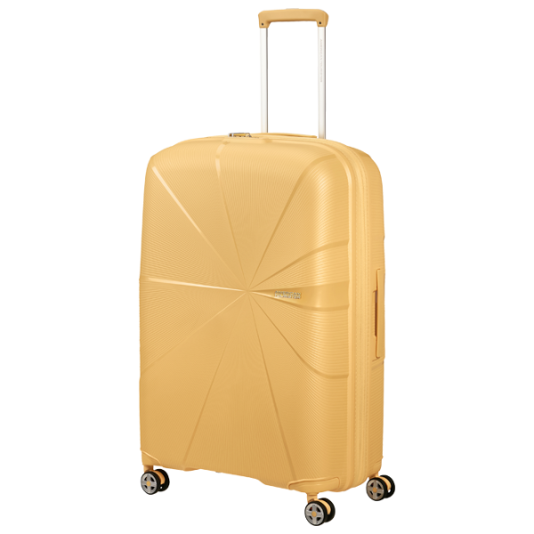 Чемодан American Tourister Starvibe Spinner Expandable 100л/ Metalic Желтый photo 3 Чемодан American Tourister Starvibe Spinner Expandable 100л/ Metalic Желтый photo 3