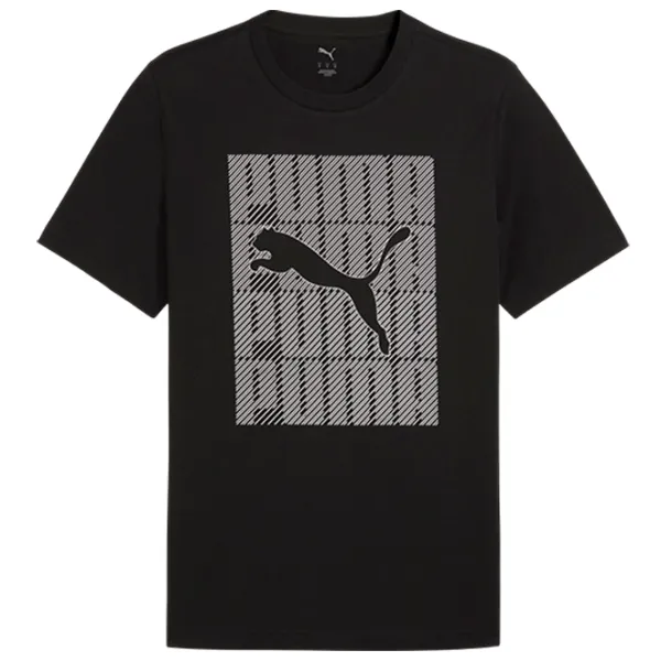 Tricou pentru bărbați Puma Graphics Wording Tee 100% bumbac / Black photo 1 Tricou pentru bărbați Puma Graphics Wording Tee 100% bumbac / Black photo 1