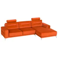 Canapea de colț Confort Millenium (1224527) Stofă / Orange