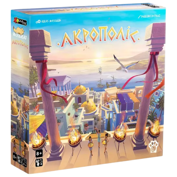 Joc de masă Woodcat Akropolis 8+/ Strategie photo 1