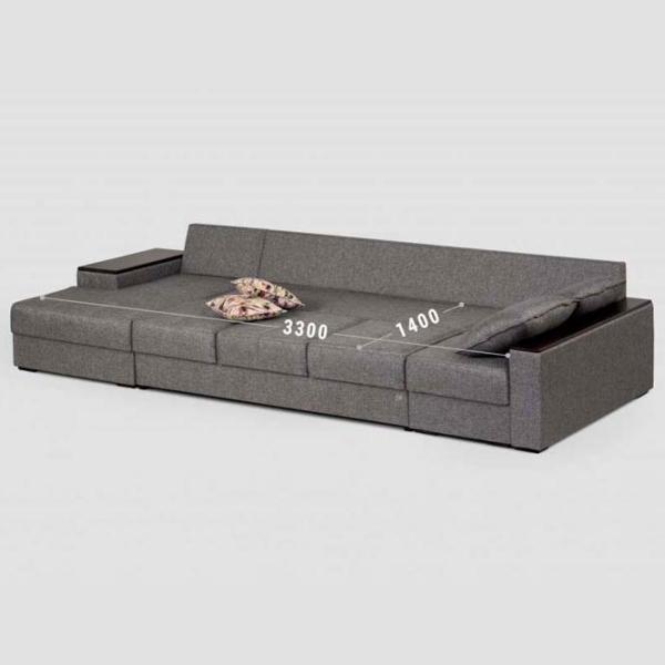Угловой диван Confort N-7 SG (1224559) Ткань / Серый photo 3 Угловой диван Confort N-7 SG (1224559) Ткань / Серый photo 3