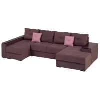 Canapea de colț Confort N-7 SG (1224558) Stofă / Brown