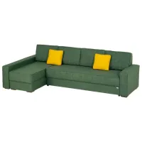 Canapea de colț Confort N-7 SH (1224557) Stofă / Green